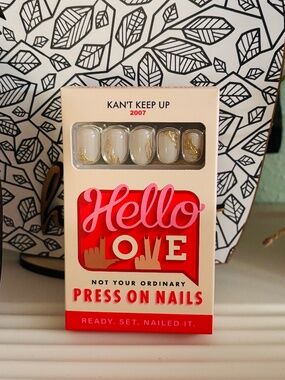 Hello Love KAN'T KEEP UP Press On Nails